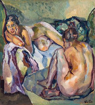 Leo Putz, Deux nus féminins, 1915-1920