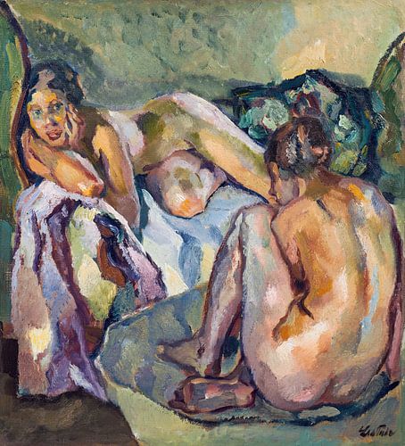 Leo Putz, Twee vrouwelijke naakten, 1915-1920