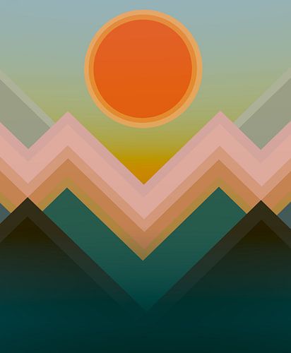 Sunset in the mountains 12