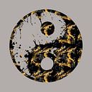 Symbole Taijitu abstrait YIN ET YANG par Melanie Viola Aperçu