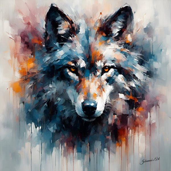 Der Geist des Wolfes 1 von Johannas Art Creations