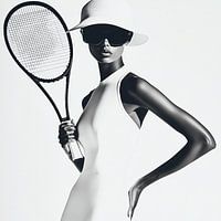 Retro Tennis Elegance