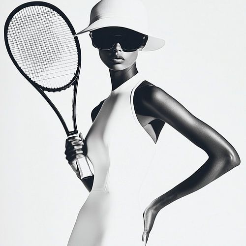 Retro-Tennis-Eleganz