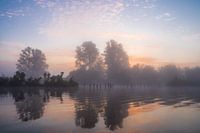 A beautiful sunrise in the watery surroundings of Grouw