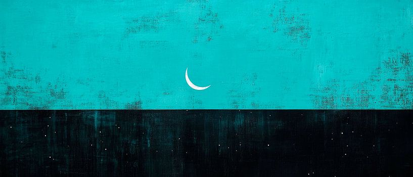 Sky and sea - Silent night by Poster Art Shop