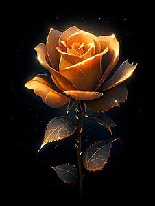 Golden Rose by PixelPrestige