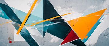 Geometric melody of colours by Poster Art Shop