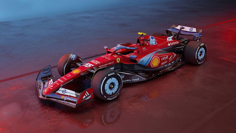 2024-Formula1-Ferrari-SF-24 by Hanzo Hasashi