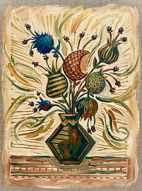 Ornate Floral Still Life by HUGO