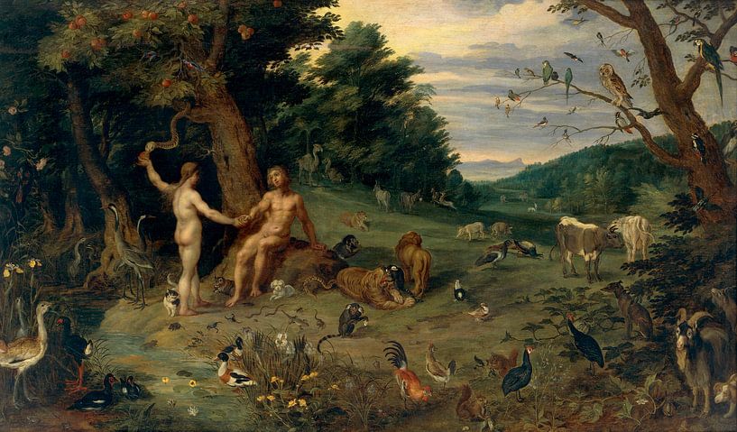 Original Sin, Jan Brueghel the Younger by Masterful Masters