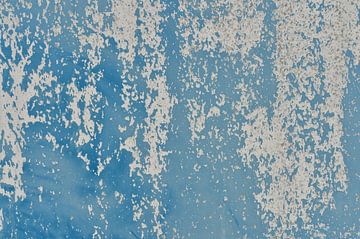 Mur bleu - abstrait 1.1 sur Ingo Laue