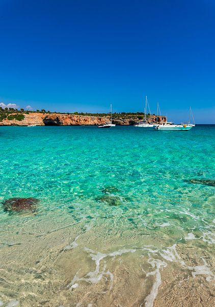 Picturesque bay of Cala Varques bay beach on Majorca by Alex Winter