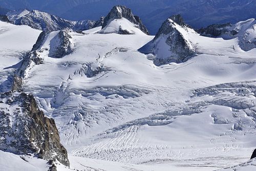 Gletsjer, Mont Blanc-massief