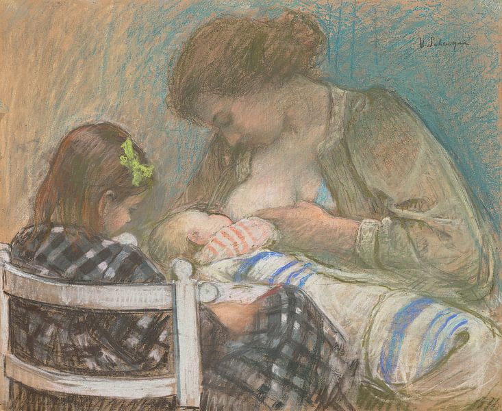 Moederschap (1900) van Peter Balan