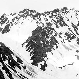 Alpine Szenerie im Schnee von Bram Conings