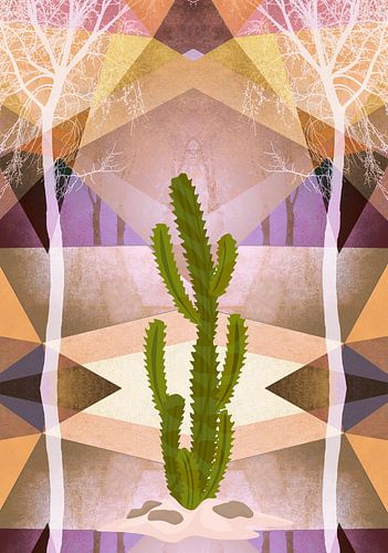 CACTUS INTO GEOMETRIC LANDSCAPE