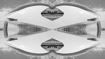Futuristic symmetry – City of Arts and Sciences, Valencia