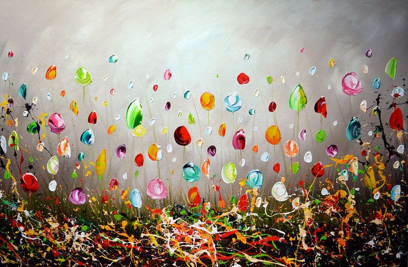 Summer Flowers by Gena Theheartofart