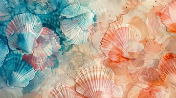 Muscheln in Aquarell von ByNoukk