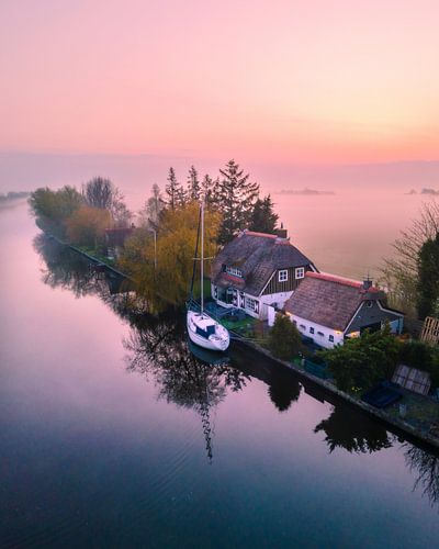 Stilte aan het Friese Water