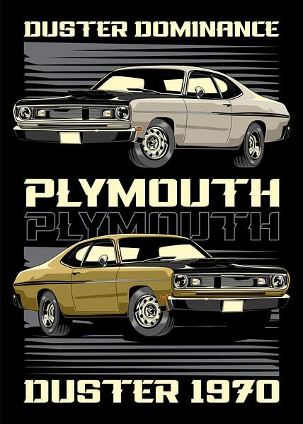 Plymouth Duster Muscle Car van Adam Khabibi
