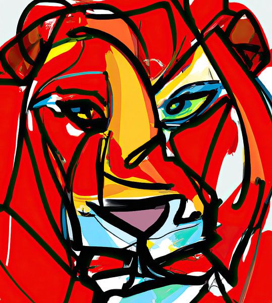 Koning der Kleuren van Lions-Art