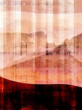 Bergen van de Zijderoute van Abstrakt Art