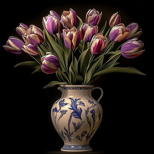 Purple tulips