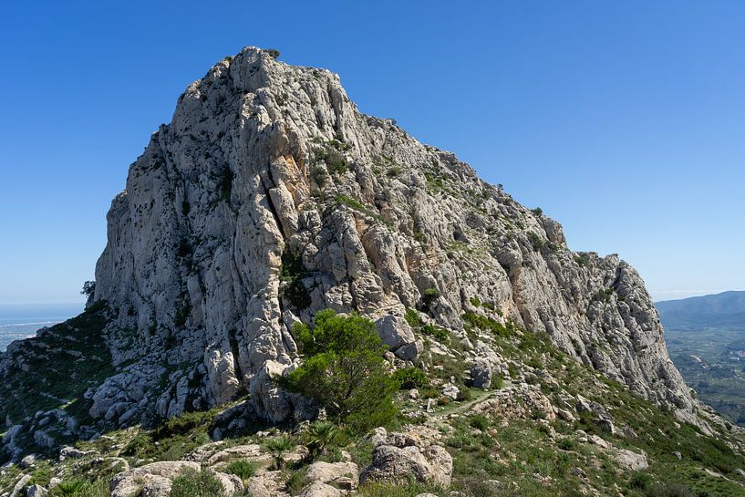 Cavall Verd, rocks under a blue sky by Adriana Mueller
