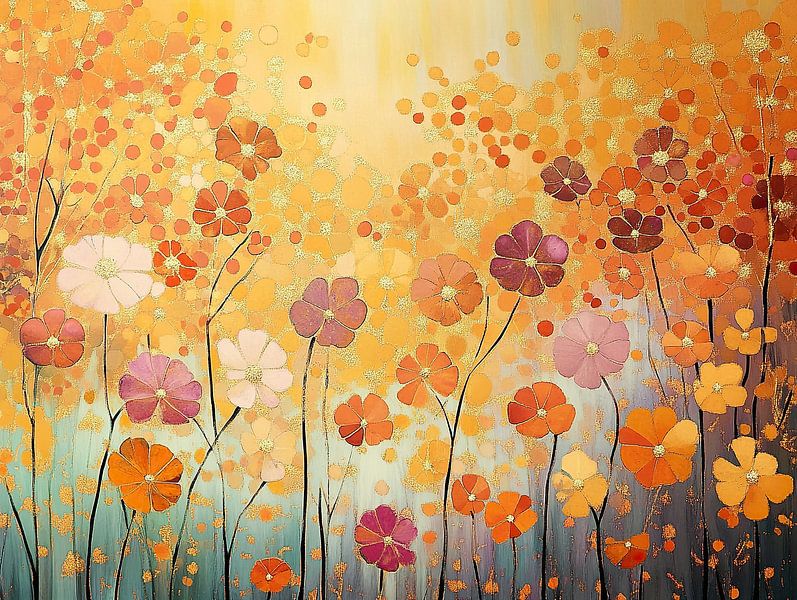 Blumenszenen | Blossom Glow von Wunderbare Kunst