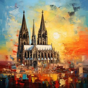 Kölner Dom wie gemal