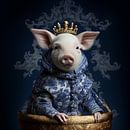 Piglet Prince in Delfts Blauwe outfit van Studio Ypie thumbnail