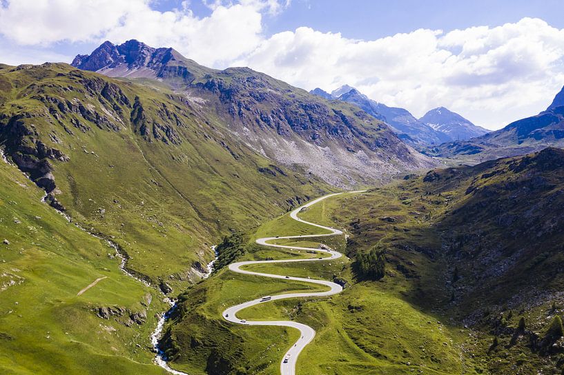 Julierpass in Switzerland by Werner Dieterich