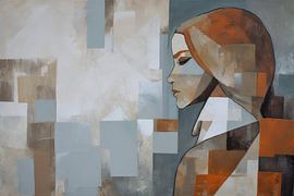 Malerei Hush von ARTEO Gemälde