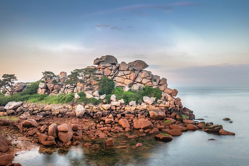 Kustlandschap Bretagne van Ko Hoogesteger