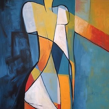 Female expression - Abstract woman by Wonderful Art