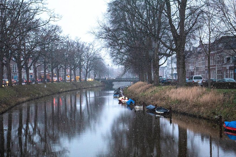 Bredase singels in de winter van Tom Hengst