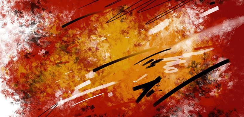 Abstrakte Arbeit von Nina Hanssen