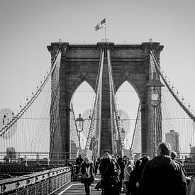 Brooklyn Brücke, New York City von Harm Roseboom