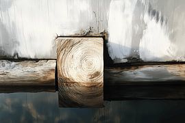 Abstraktes Holz von Ton Kuijpers