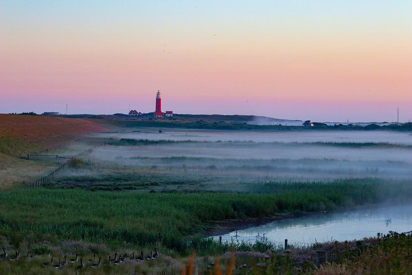 Bancs de brouillard au lever du soleil par Debby Gelderloos