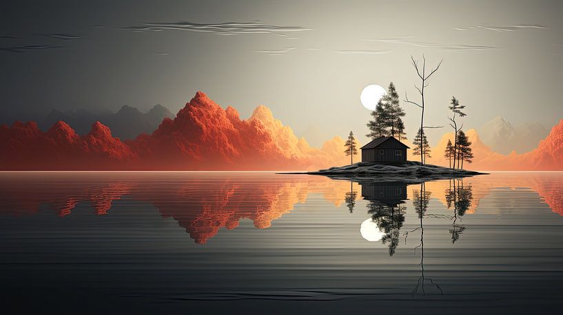 Timeless minimalism: Solitude at Twilight by ByNoukk