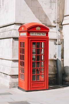 De rode telefooncel in Londen van MADK