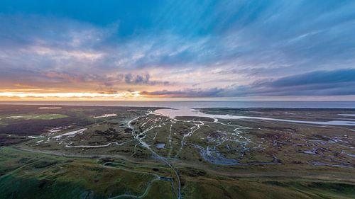 Slufter Texel na storm Bella