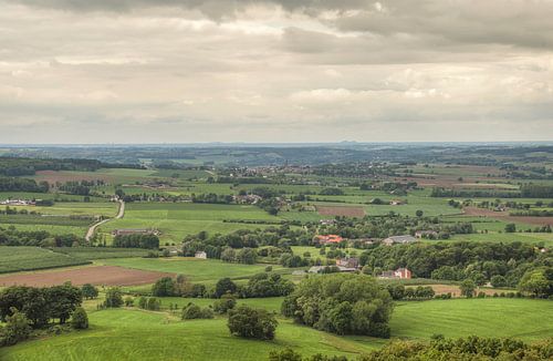 Uitzicht richting Vijlen vanaf de Wilhelminatoren