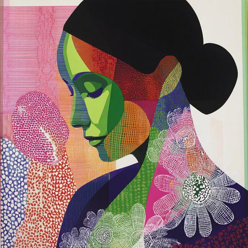 Geometrische abstractie van Ellen Novara-da Lima