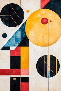 Abstract geometric composition 1919 by Poster Art Shop