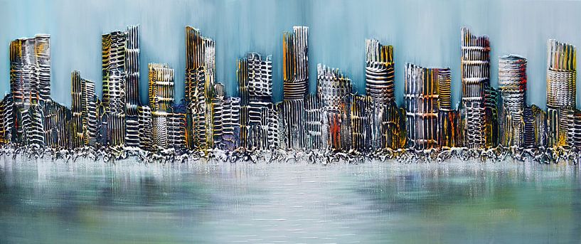 Skyline City by Gena Theheartofart