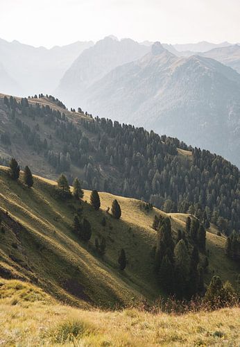 Uitzicht over de Dolomieten van Karsten Russ
