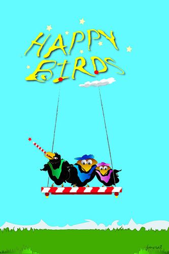 Happy Birds JM0031op